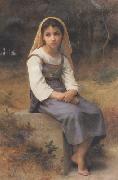 Adolphe William Bouguereau Meditation (mk26) Sweden oil painting reproduction